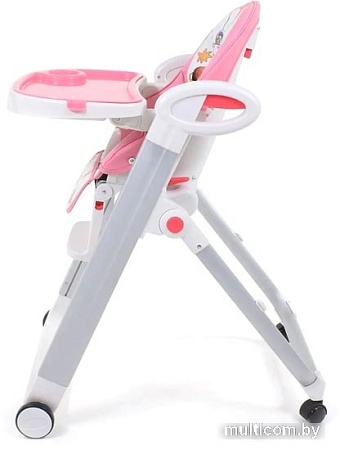 Высокий стульчик Nuovita Futuro Bianco (розовый космос)