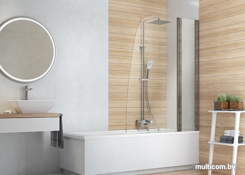 Шторка Deante Alpinia 115 KGA 073P (хром/прозрачное)