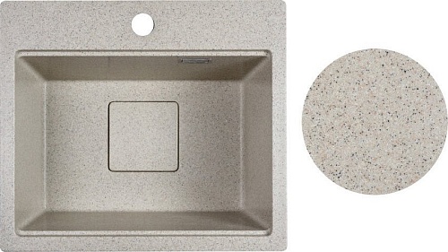 Кухонная мойка Marblan Comfort 48 (гранит, с сифоном)
