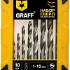 Набор сверл GRAFF 8101 (10 шт)