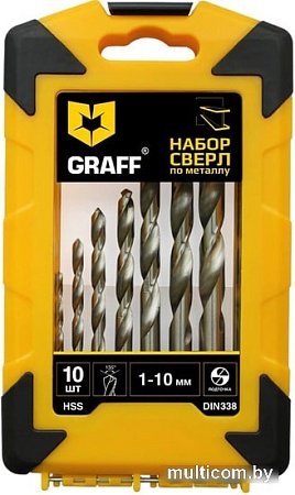 Набор сверл GRAFF 8101 (10 шт)