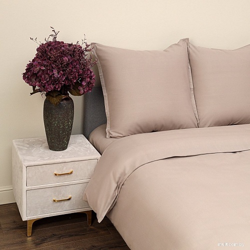 Постельное белье Siberia Home Сэнди 2x 70x70 Сиб-2x-С-кп70x70 (капучино)