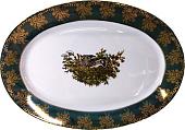 Блюдо Cmielow i Chodziez Астра 1051/1 0092900 (охота зеленый)