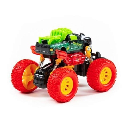 Игрушечный транспорт Полесье Монстр ралли - Демон инерционный (со светом и звуком) 78834