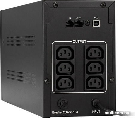 Источник бесперебойного питания ExeGate SpecialPro Smart LLB-1000.LCD.AVR.C13.RJ.USB