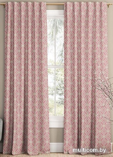 Комплект штор Pasionaria Минас 3.4x2.4 м (2 шт, розовый)