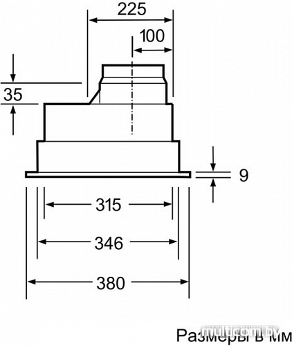 Кухонная вытяжка Bosch DHL555BL