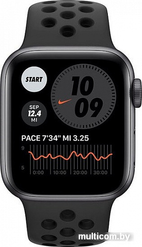 Умные часы Apple Watch Series 6 Nike 44 мм (алюминий серый космос/антрацит)