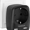 Сетевой фильтр Tessan TS-611-DE (черный)