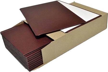 Картонная обложка для переплета OPUS Metalbind Classic А5 217x151 мм OHC217X151B10 (10 шт, бордовый)