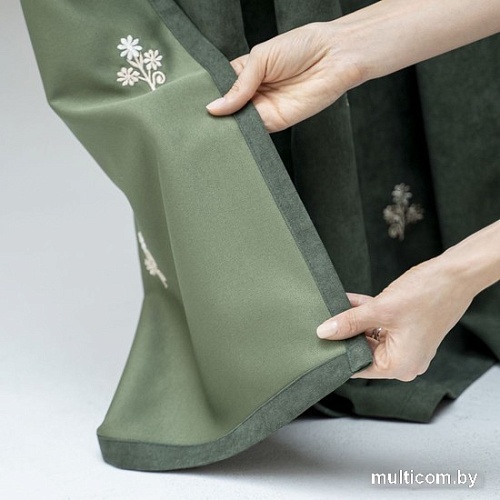 Комплект штор Pasionaria Гинко 290x250 (изумрудный)