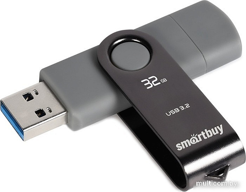 USB Flash SmartBuy Twist Dual 32GB (черный)