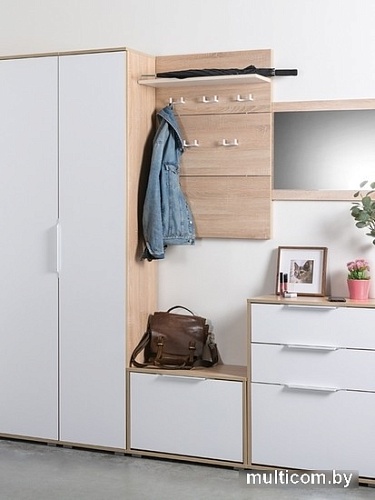 Вешалка для одежды Mobi Куба 10.123 (дуб сонома-белый премиум)