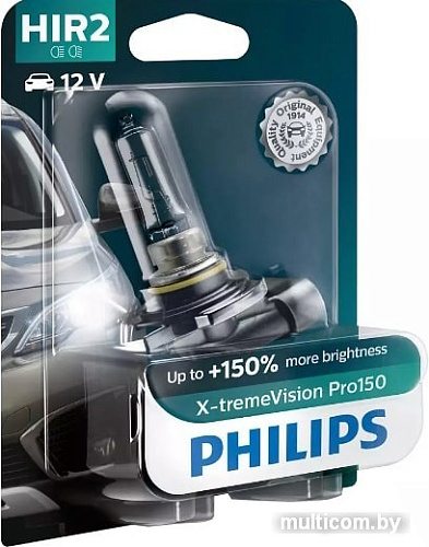 Галогенная лампа Philips HIR2 X-tremeVision Pro150 1шт