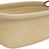 Корзина Эльфпласт Paola 30 л (бежевый)
