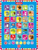 Интерактивный планшет Азбукварик Планшетик. Азбука зверят 2874