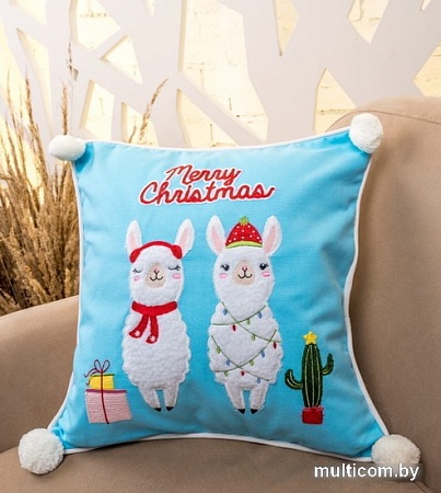 Чехол на подушку Arya Candies 45x45 (голубой)