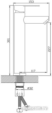 Смеситель Diadonna D34-113131S