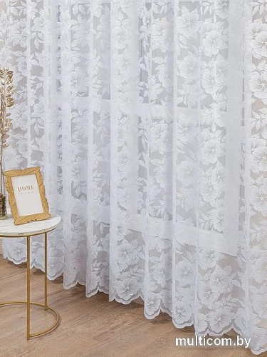 Тюль Amore Mio Жаккардовая 6PL 37711 3x2.7 м 92110 (белый)