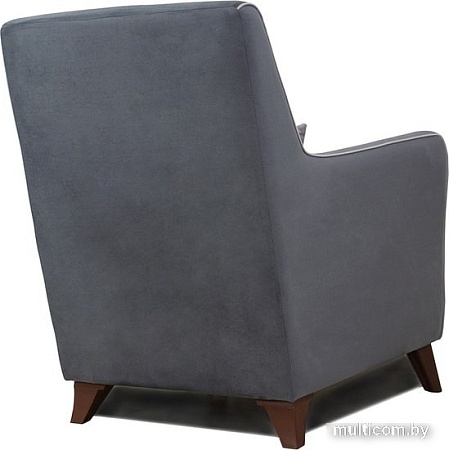 Интерьерное кресло Нижегородмебель Френсис ТК 267 (офелия/амиго велюр, темно-серый)