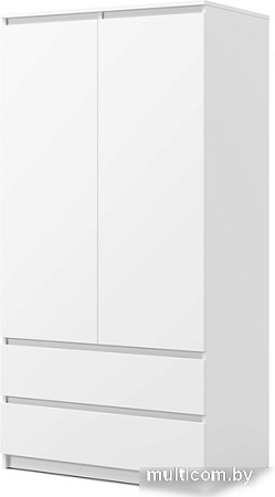 Шкаф распашной MyStar Сноули 900 ИВ-121.06.00 (белый)