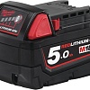 Аккумулятор Milwaukee M18 M18B5 4932430483 (18В/5 Ач)
