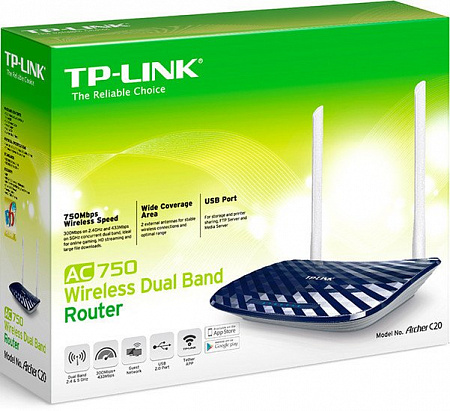 Беспроводной маршрутизатор TP-Link Archer C20