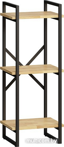 Стеллаж LoftyHome Бервин Рант 40 (натуральный/белый)