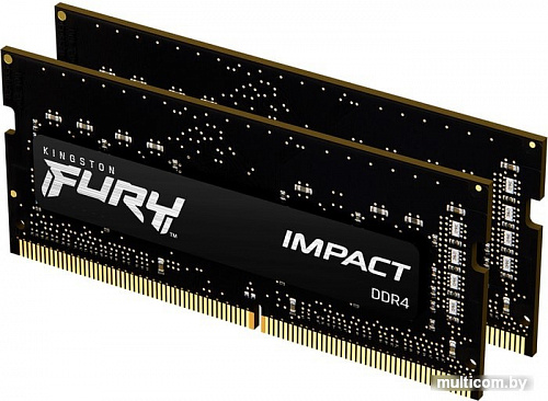 Оперативная память Kingston FURY Impact 2x16GB DDR4 SODIMM PC4-25600 KF432S20IB1K2/32