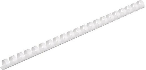 Пластиковая пружина для переплета ProMega Office A4 16 мм 100 шт 254649 (белый)