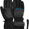 Горнолыжные перчатки Reusch Primus R-Tex Xt 6201224-6623 (р-р 6.5, Black Melange/Safety Yellow/Brilliant)