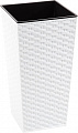 Кашпо Lamela Finezja Rattan LA575-05 (белый)