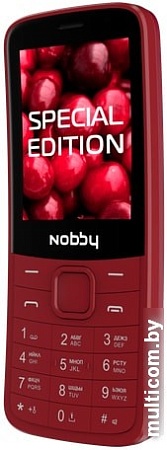 Мобильный телефон Nobby 220 (вишневый)