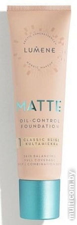 Тональный крем Lumene Matte Foundation 1 Classic Beige