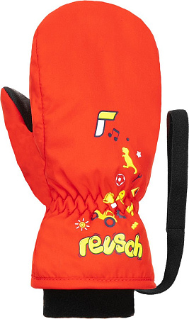 Горнолыжные варежки Reusch Kids Mitten 6285405-3300 (р-р 4, Fire Red)