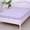 Постельное белье Luxsonia Трикотаж на резинке 180x200 2230 (лаванда сиреневый)
