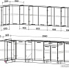 Интерлиния Мила Лайт 1.2x3.0 без столешницы (вудлайн кремовый/антрацит)
