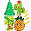 Развивающая игрушка Сибирские Игрушки Елка, кактус, ананас, пальма 114203