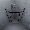 Душевой уголок Triton Дека-Блэк 90x90 (черный, без поддона)