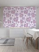 Комплект штор JoyArty Многоликие сердца Oxford DeLux 1.45x1.8 м (2 шт)