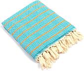 Полотенце Love Life Полосы 6840458 (голубой)