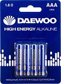 Батарейка Daewoo High Energy Alkaline AAA 4 шт. 5030381