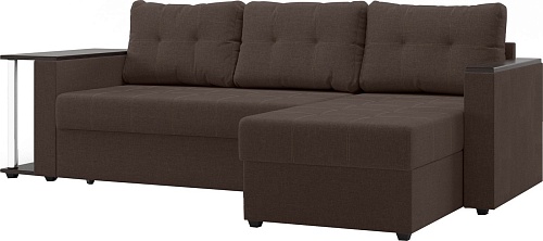 Угловой диван Mio Tesoro Атланта 110 (Savana Chocolate)