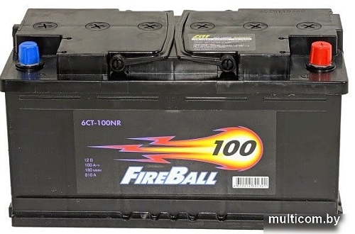 Автомобильный аккумулятор FireBall 6CT-100 NR (100 А·ч)