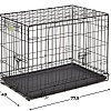 Клетка Midwest iCrate для собак 2 двери 1530DD (77.9x49x54.5см, черный)