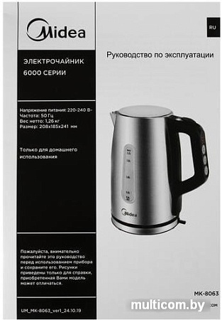 Электрочайник Midea MK-8063
