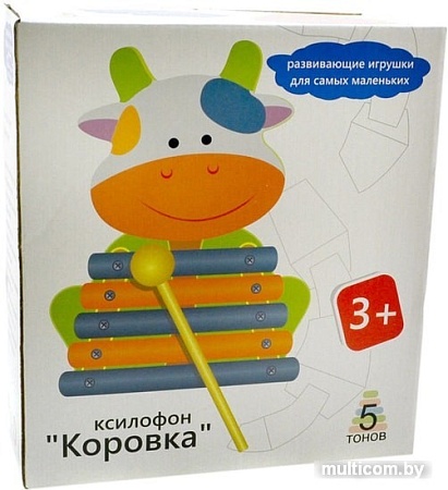 Развивающая игрушка Ningbo Ксилофон Коровка RY91N1071