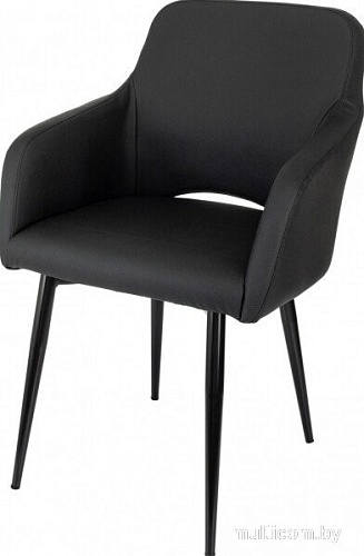 Офисный стул Бюрократ CH-380F (черный, экокожа)