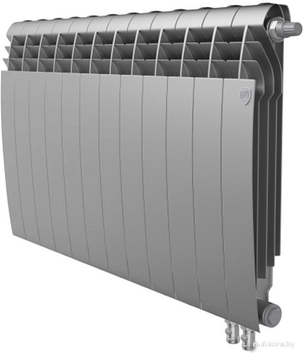 Биметаллический радиатор Royal Thermo BiLiner 500 Silver Satin VR (12 секций)