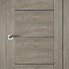Межкомнатная дверь ProfilDoors 99XN 70x200 (каштан темный/стекло графит)